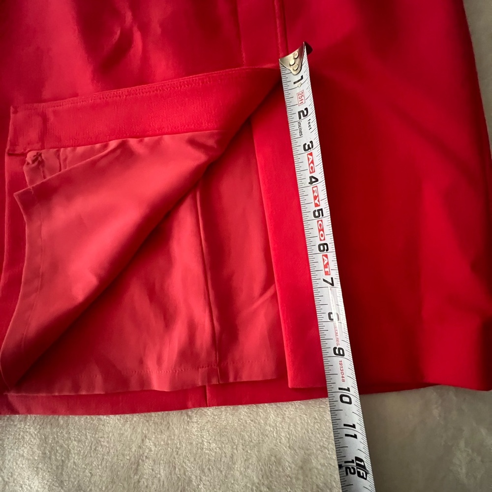 Ann Taylor Vibrant Red Pencil Skirt - Picture 11 of 13